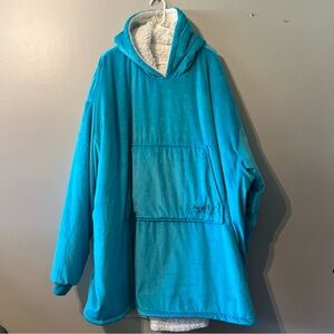 THE COMFY Hoodie Oversized Microfiber & Sherpa Wearable Blanket Warm Heavy